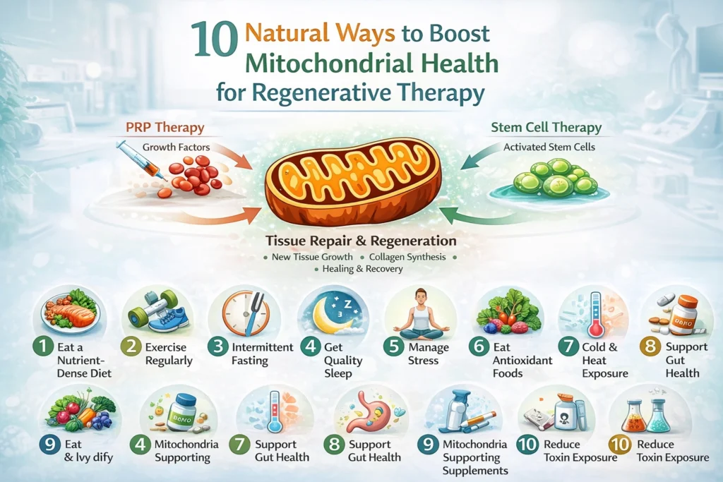 prp and mitochondria health