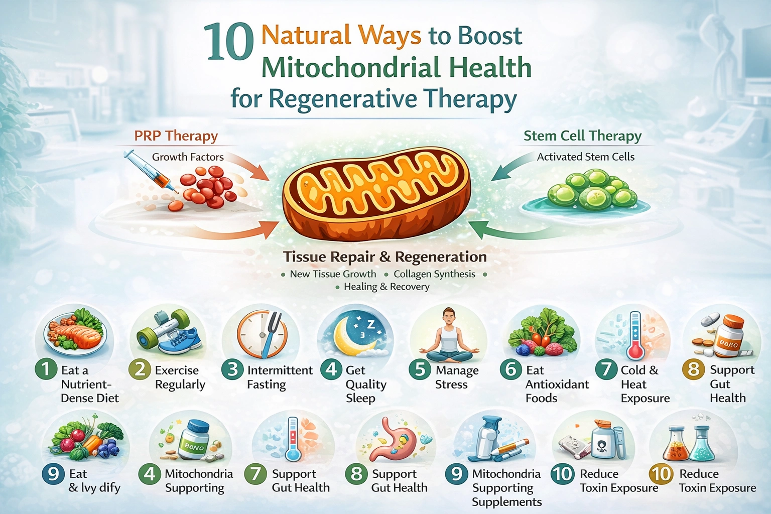 prp and mitochondria health